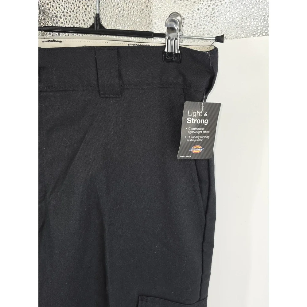 Dickies Regular Fit Cargo Work Pants -Straight Leg 34 x 30, Black